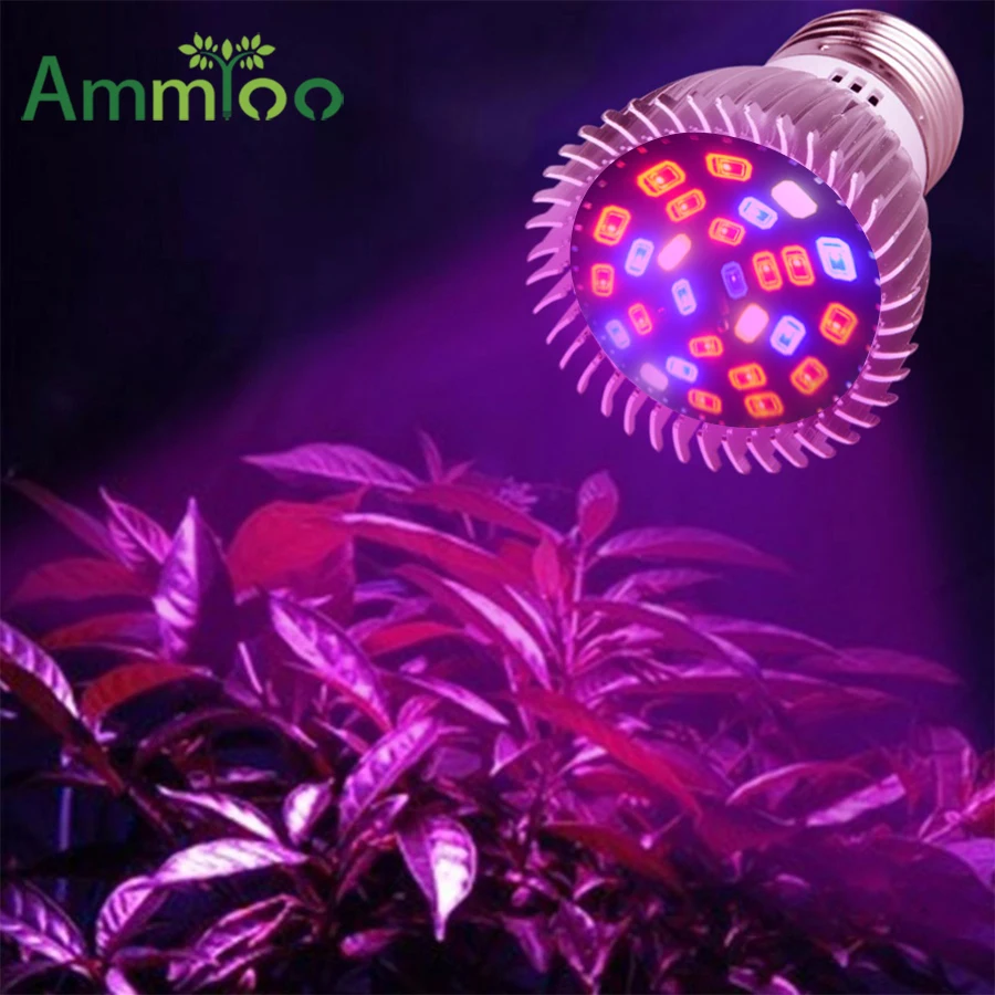 

Full Spectrum Led Grow Light Lampada 85-265V E27 Red Blue UV IR Led Grow Lamp Indoor Hydroponics Flowers Vegetables Plant Light