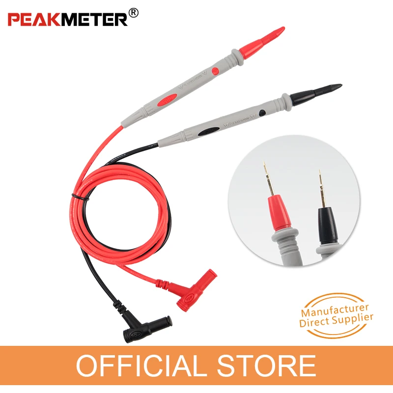 PEAKMETER двухслойный силиконовый 1000V 20A Универсальный цифровой мультиметр