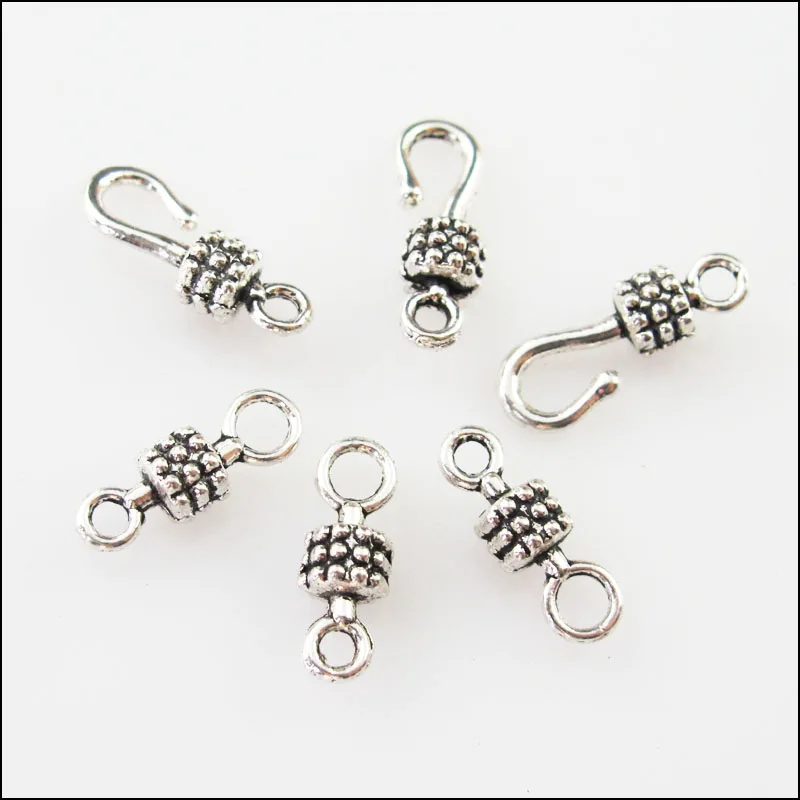 Застежки для браслета 20 комплектов тибетский серебристый цвет | Украшения и