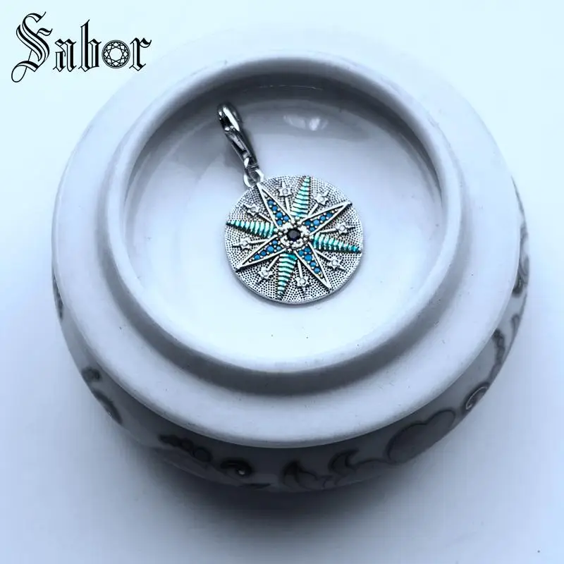 Thomas Vintage Star Blue Charm 2020 модные ювелирные изделия для мужчин и женщин девочек Ts