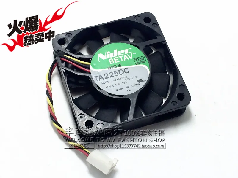 Вентилятор охлаждения Nidec 6015 TA225DC R33965-58 CIS1F 12 в пост. Тока а 60x60x15 мм | Компьютеры и