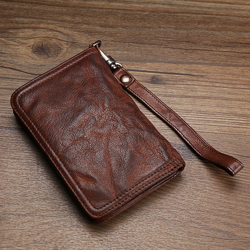 GUMST 100% Высококачественные мужские кошельки из натуральной коровьей кожи модный