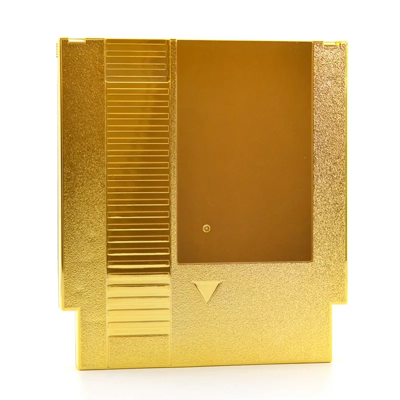 Пластиковый Чехол для игровой карты 72 Pin для nintendo, игровой Картридж с 3 винтами - Цвет: Золотой
