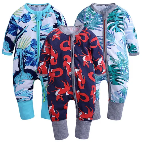 Style 13 Kids Tales/Новинка года, комбинезон для маленьких девочек, 3 предмета, одежда с длинными рукавами и милым принтом для новорожденных мальчиков детские комбинезоны, одежда для малышей возрастом от 0 до 2 лет, BBR2251 - Цвет: Style 13