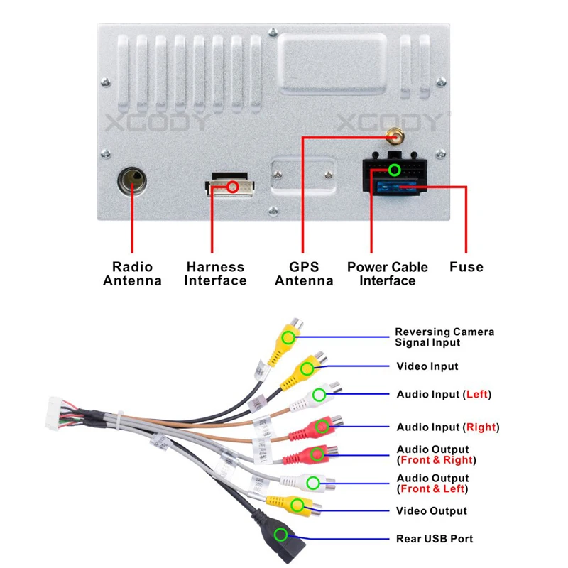 Essgoo 6," 2 Din автомобильный стерео радио dvd-плеер gps Навигация FM RDS USB HD экран Bluetooth Камера заднего вида Aux аудио Авторадио