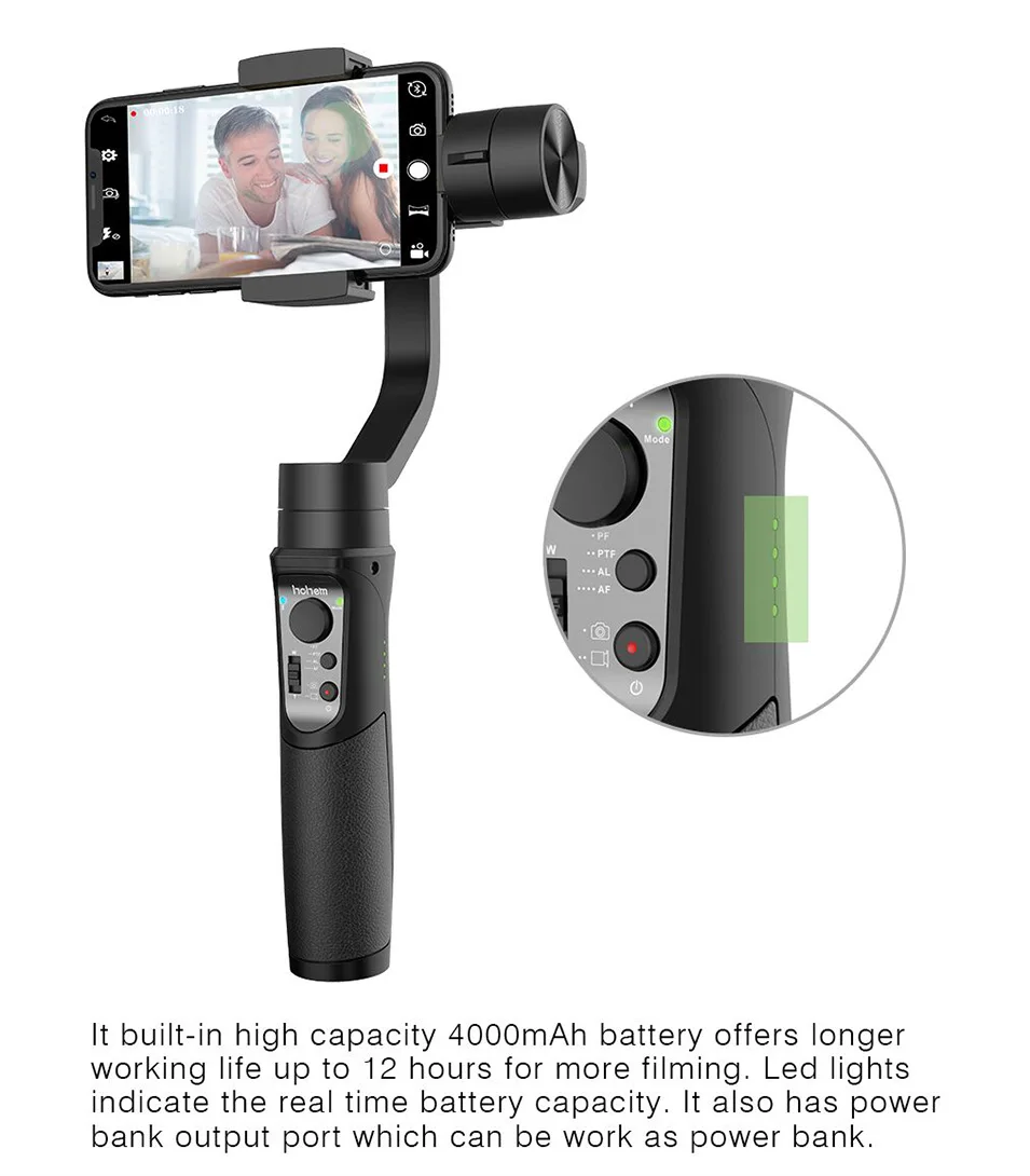 Hohem iSteady Pro 2 Mobile Plus 3 Axis Phone Gopro Gimbal для Gopro Hero 6 5 SJCAM стабилизатор для iPhone Andriod