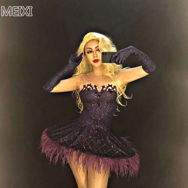 

The cute black Monroe strapless jumpsuit party nightclub bar concert DJ singer/dancer costume