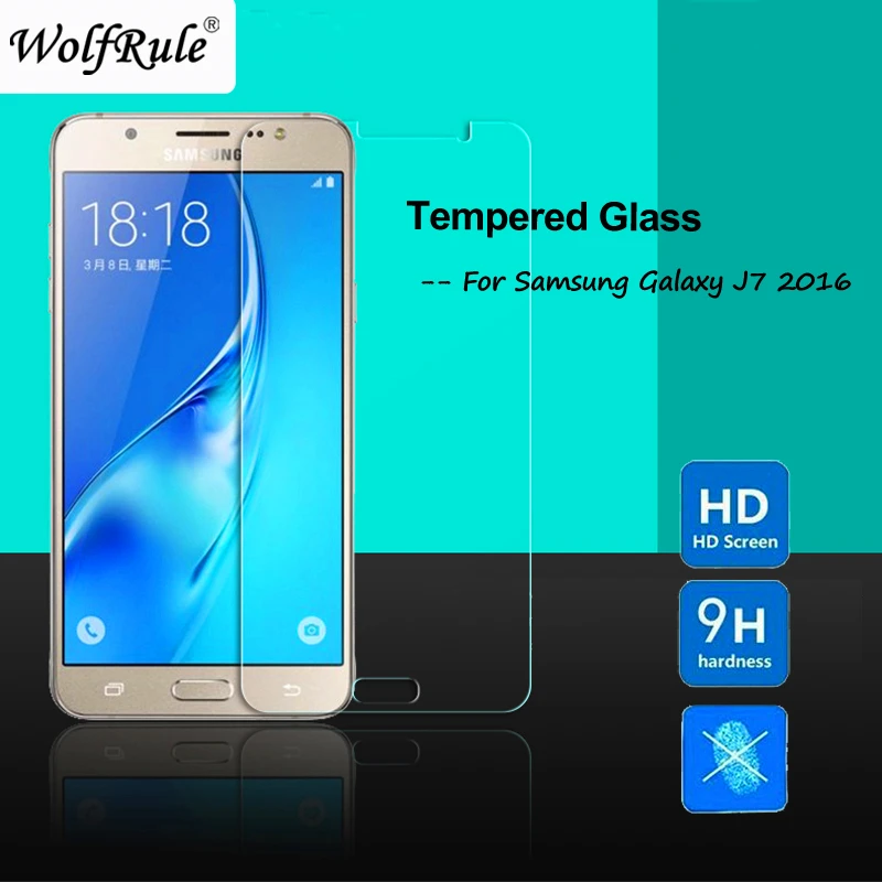 2 шт. для Samsung Galaxy J7 2016 Защита экрана закаленное стекло пленка телефона J710|glass for