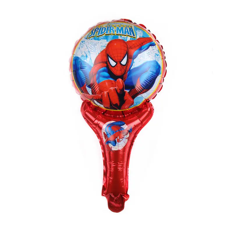 Figure balloon HDBFH ручной мультфильм Супермен ручной светильник алюминиевый воздушный шар детские праздничные вечерние аранжировки декоративные шары - Цвет: Figure balloon