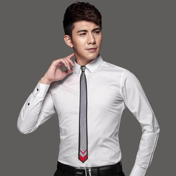 

2016 Hot Black Silver Red Tie Silk Necktie 6cm Fix Pattern New Casual Fashion For Wedding Party Business Free Shipping BL-116