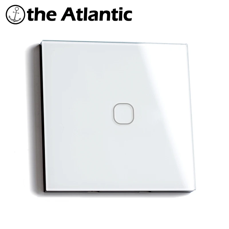 

Wall Touch Switch EU standard Crystal Glass Panel Touch Switch, AC220V,1 Way Switch, EU Light Wall Touch Screen Switch