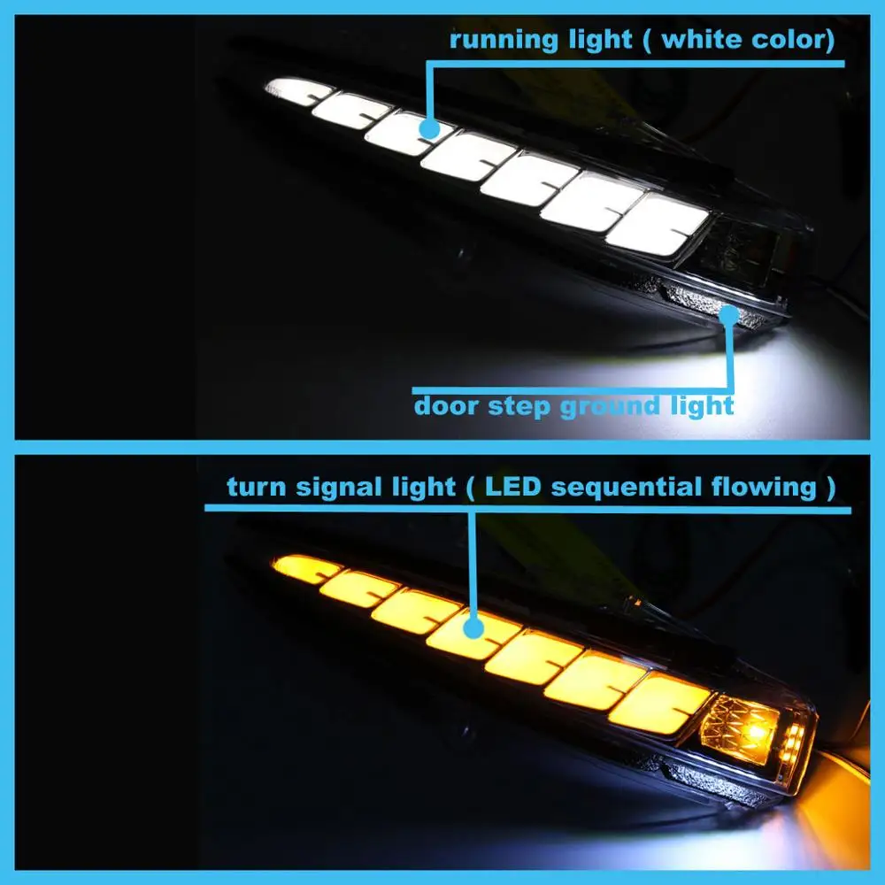 Зеркальный светильник с боковым обзором динамическая сигнальная лампа ходовой