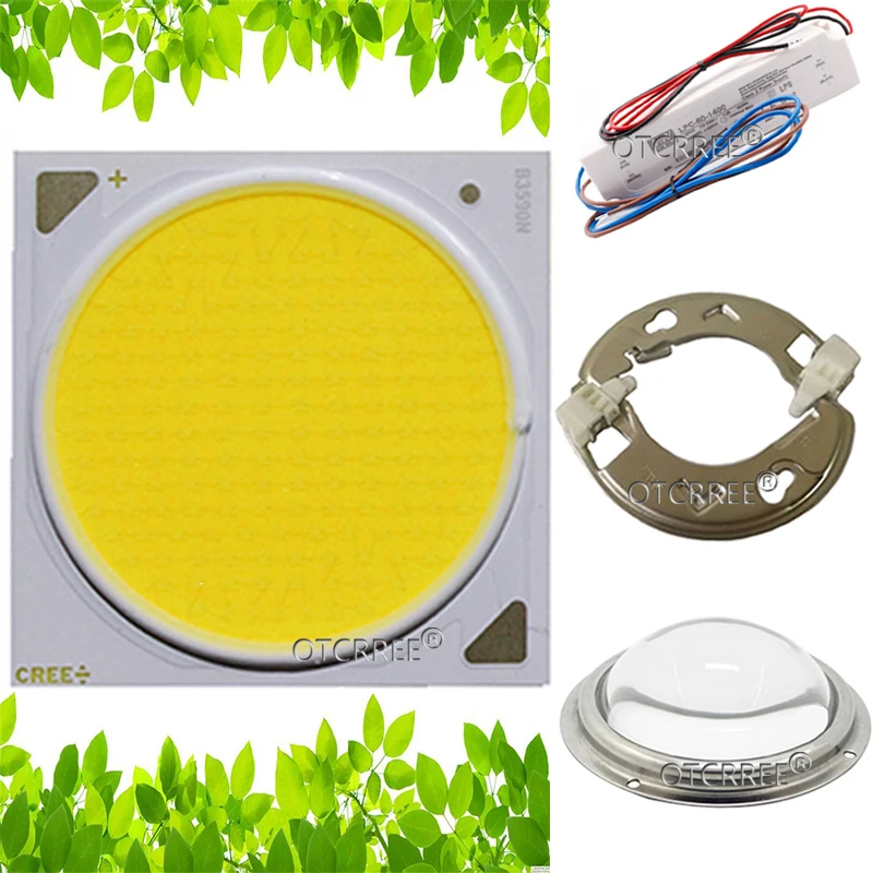 Cree CXB3590 Светодиодная лампа для выращивания растений 3000K 3500K 5000K 80 CRI 36V COB с