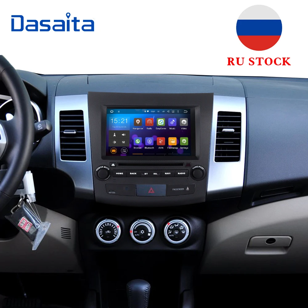 8 &quotAndroid 7 1 автомобильный мультимедийный плеер для Mitsubishi Outlander gps навигация 2007 2008