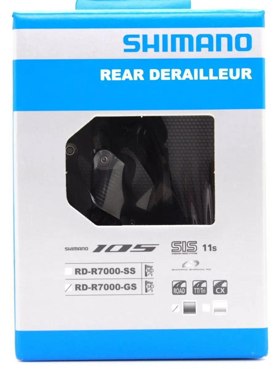 Оригинальный Shimano 105 велосипедный RD-R7000 задний переключатель дорожный велосипед SS