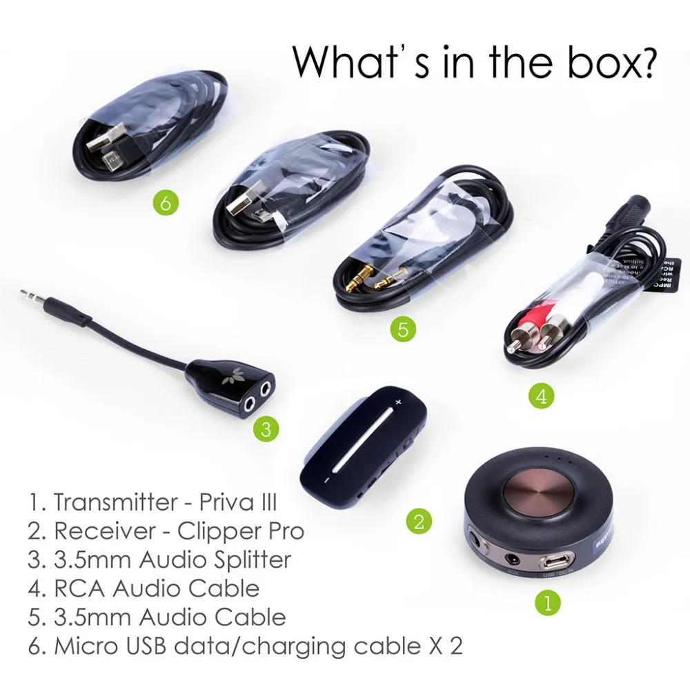 Avantree aptX с низкой задержкой беспроводной ТВ набор Bluetooth передатчик и приемник PLUG &
