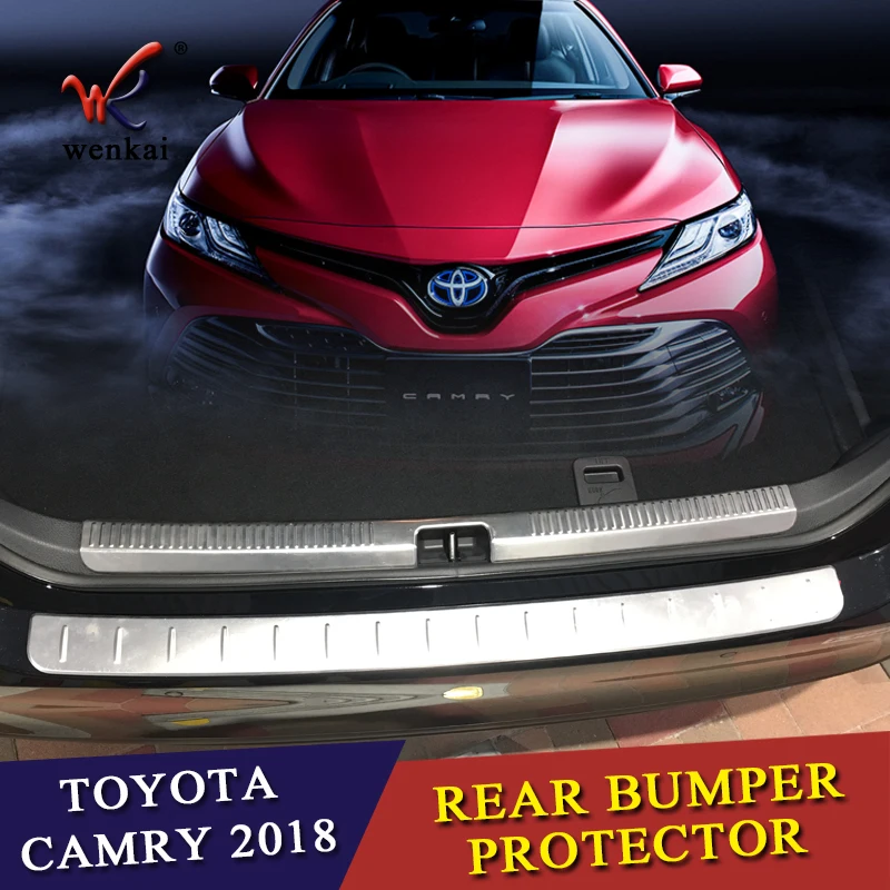 Автомобильные аксессуары WK подходят для Toyota CAMRY 2017 2018 XV70 защита заднего бампера