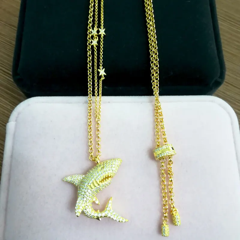 Женская цепочка из серебра 100% пробы с фианитом | Украшения и аксессуары