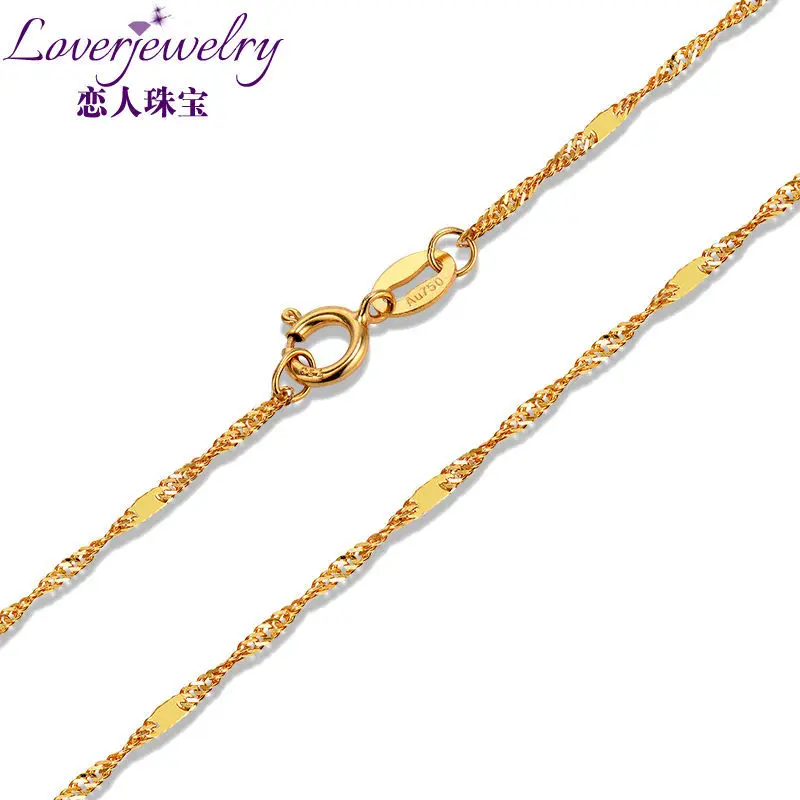 Цепочка из розового золота 18 К/750 пробы около 45 см|necklace fashion|necklace necklacenecklace beautiful |