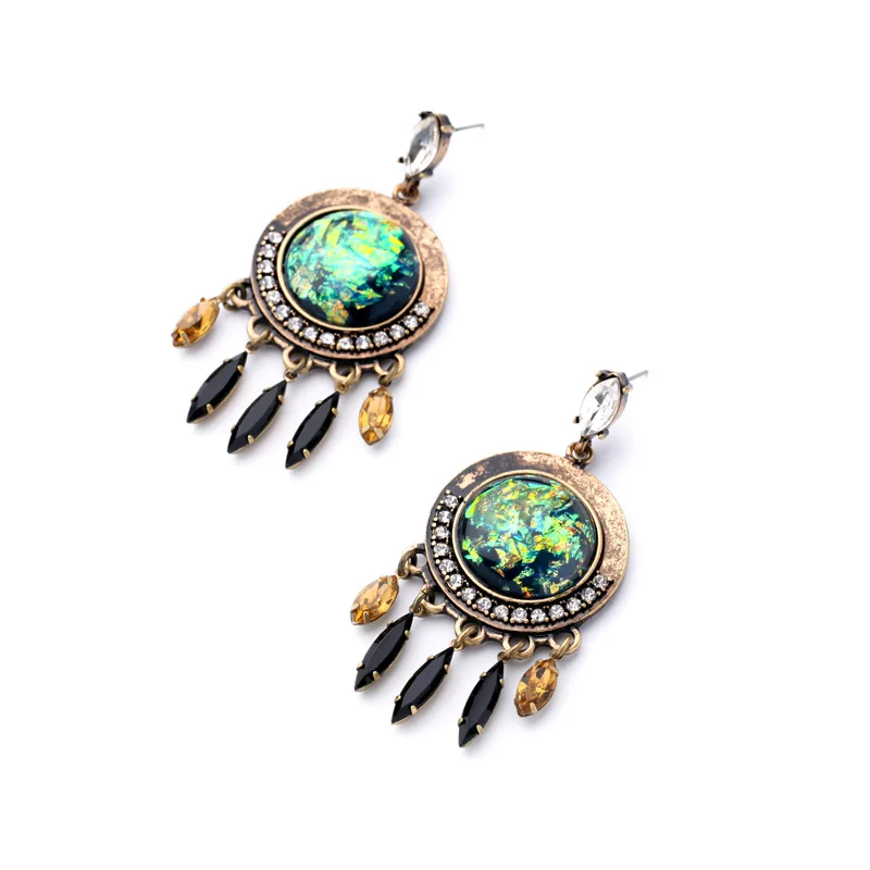 Exclusive Ethnic Style Marquise Statement Earrings Wholesale Online Store Turkey Jewelry | Украшения и аксессуары
