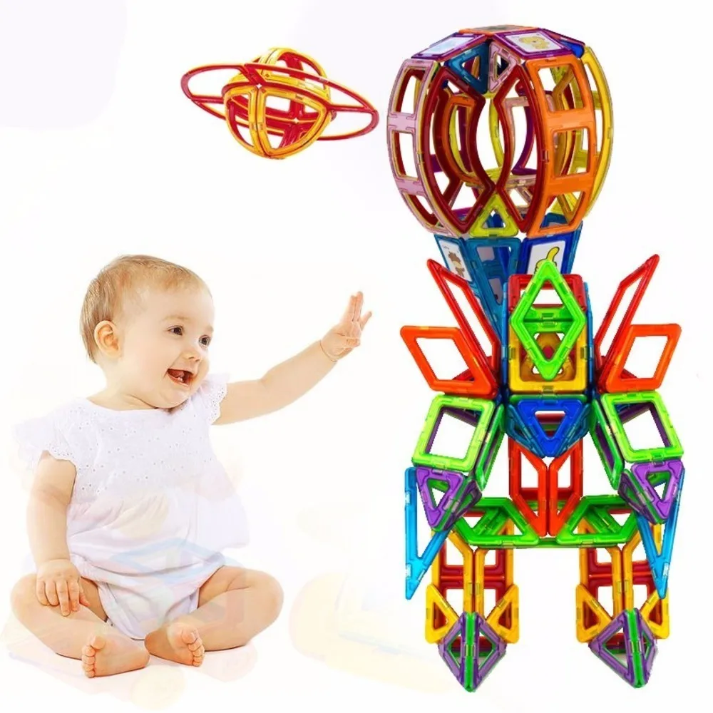 MyLitDear 213 шт. дворец магнитные игрушки строительные блоки мини 3D DIY Пластик