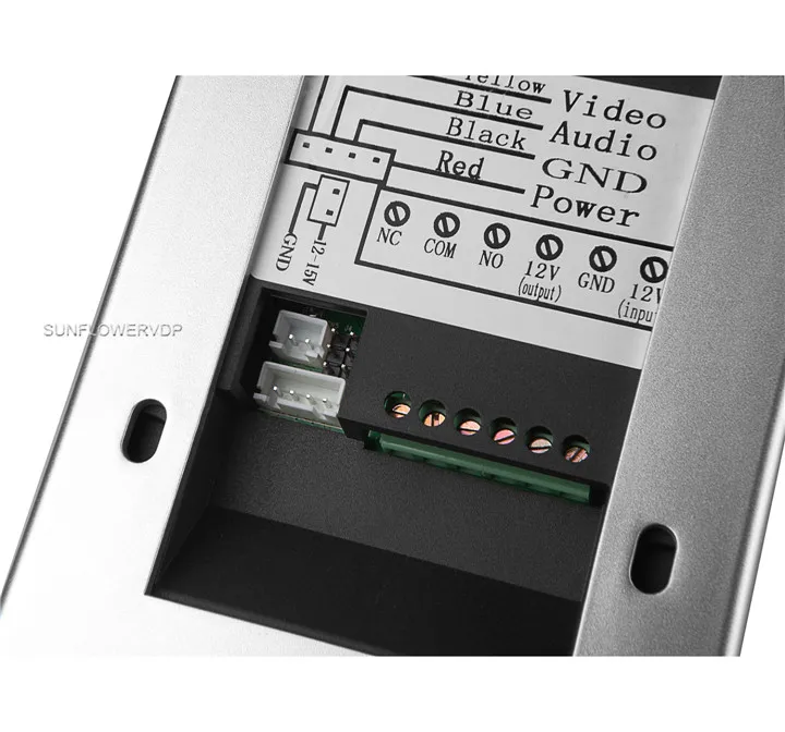 Sunflowervdp домофон Rfid Клавиатура видео-глаз электронный швейцар с камерой видео дверной Телефон проводной с электронной системой блокировки