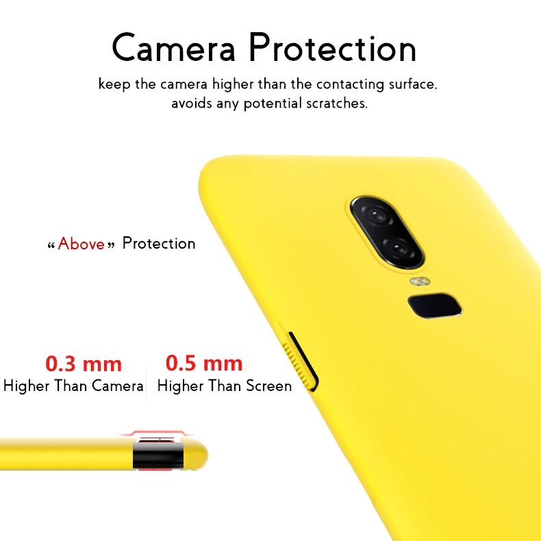ADKO Candy Colorful Hard PC Case For Oneplus 6 Shockproof Matte Ultra Thin Cut Phone Cover 6T |