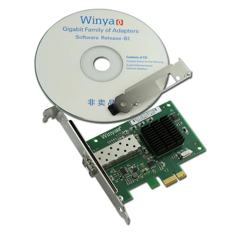 Winyao WY5715DF PCI Express X1 1000 Мбит/с Gigabit Ethernet Lan волоконная настольная сетевая карта для