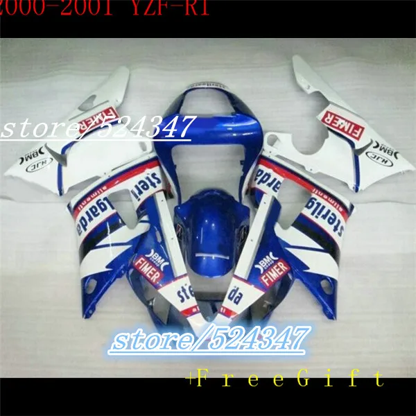 

Белый, синий, красный обтекатель для мотоцикла YZFR1 00-01 YZF R1 2000-2001 00 01 YZF-R1 2000 2001