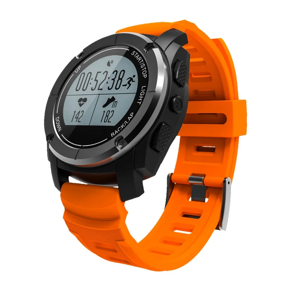 S928 ЧСС в режиме реального времени отслеживать Смарт часы Bluetooth 4.0 GPS спортивные
