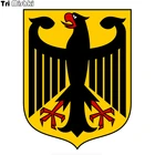 Tri Mishki WCS232 14x18 см герб Германии автомобиля стикер Bundesadler забавного яркого Авто наклейки автомобильные отличительные знаки
