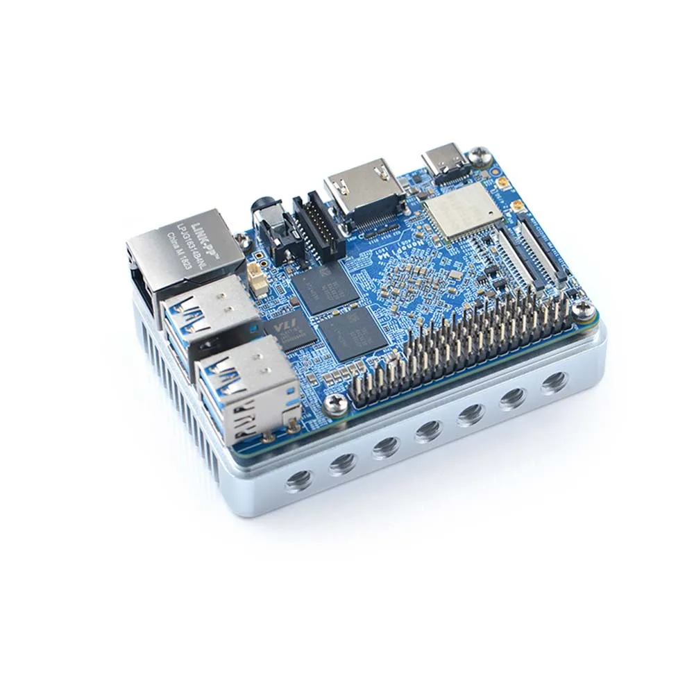 NanoPi M4 2 ГБ/4 ГБ DDR3 Rockchip RK3399 SoC 4G и 5G двухдиапазонный Wi-Fi Поддержка Android 8 1 Ubuntu AI