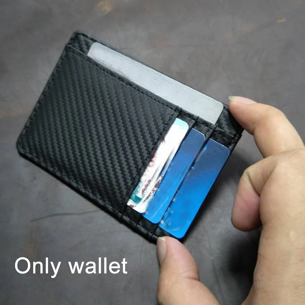 Men Business Portable RFID Blocking Small Soft Card Holder Solid Artificial Leather | Багаж и сумки
