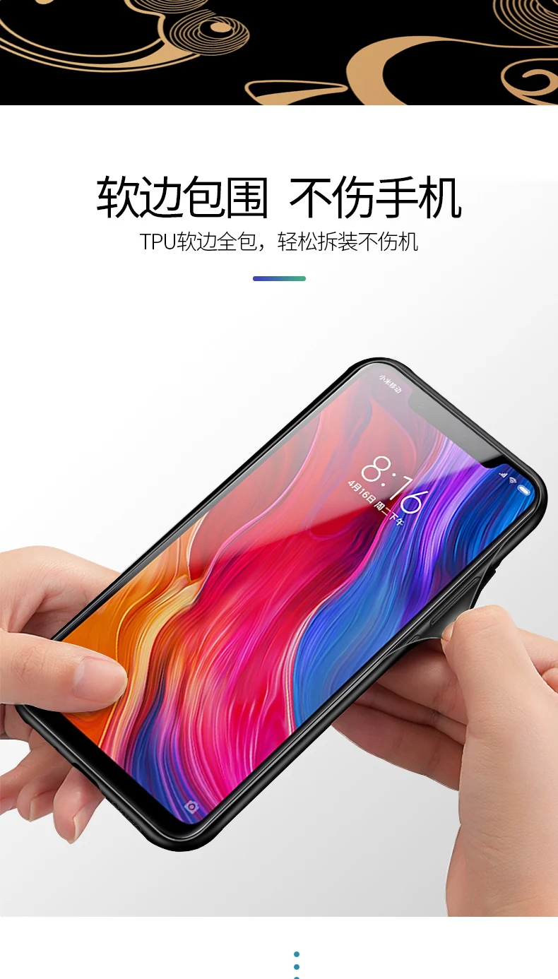 Xiaomi mi 9 Explorer прозрачный чехол жесткий 9h для redmi mi 9 mi 8 se lite 9 mi x 2 2s 3 note 7 задняя крышка из закаленного стекла