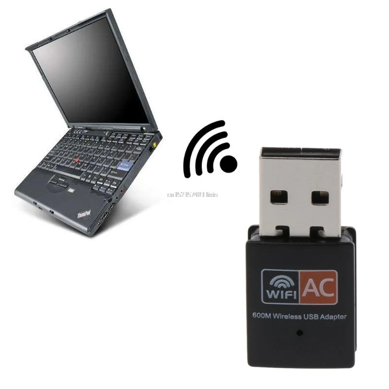 USB Wifi адаптер 600 Мбит/с беспроводная сетевая карта Ethernet антенна LAN AC