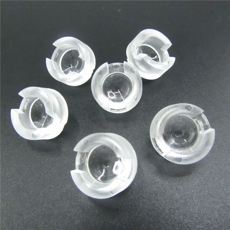 13mm 1W 3W Mini LED Lens 15 30 45 60 90 100 Degree for IR CCTV PCB Convex Acrylic With Holder Reflector Collimator | Инструменты