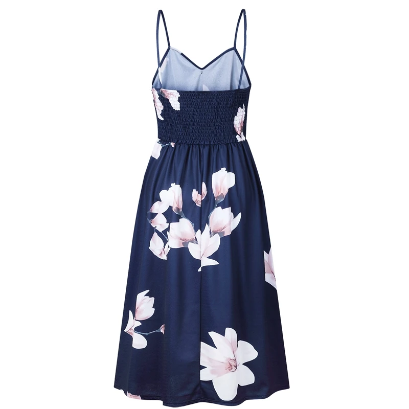 Women Vintage Dress Sexy Party Evening Night Dresses Summer Beach Sundress Strap Backless Sleeveless Vestidos Plus Size | Женская одежда