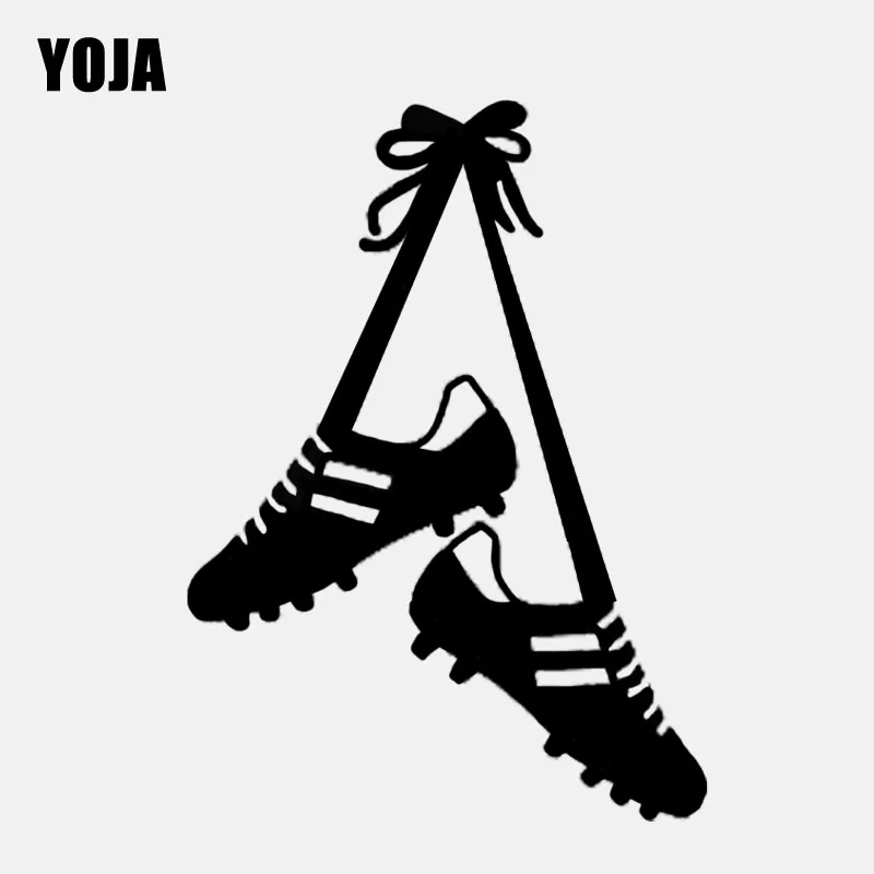 YOJA 45,2 см* 63 см крутой футбол ПВХ стикер на стену ботинки Футбол Дети Мальчики Спорт W2-028