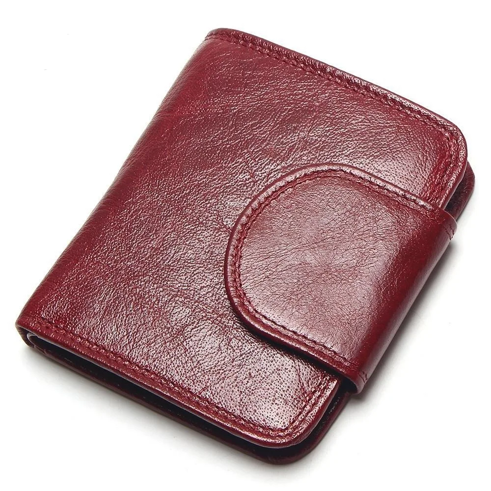 

New Fashion Women Coin Purses Cute Girl Genuine Leather Short Wallet Female Real Leather Lovely Cash Purse Wholesale