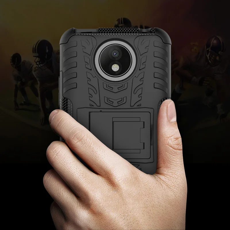 Мягкий чехол из ТПУ и поликарбоната задняя крышка для Motorola Moto C Etui E4 E5 G5 G5s G6 Plus
