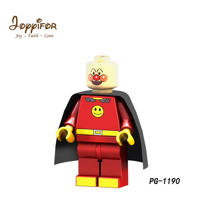 Joyifor One Punch Man фигурки картофеля фри пиццы Мороженое Человек анпанмен Строительные блоки мини Кирпичи Детские игрушки куклы