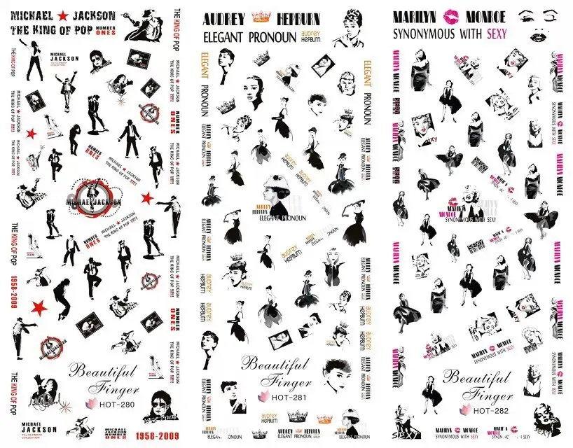 3 листа/партия наклейки для переноса воды на ногти водяной знак маникюр Советы