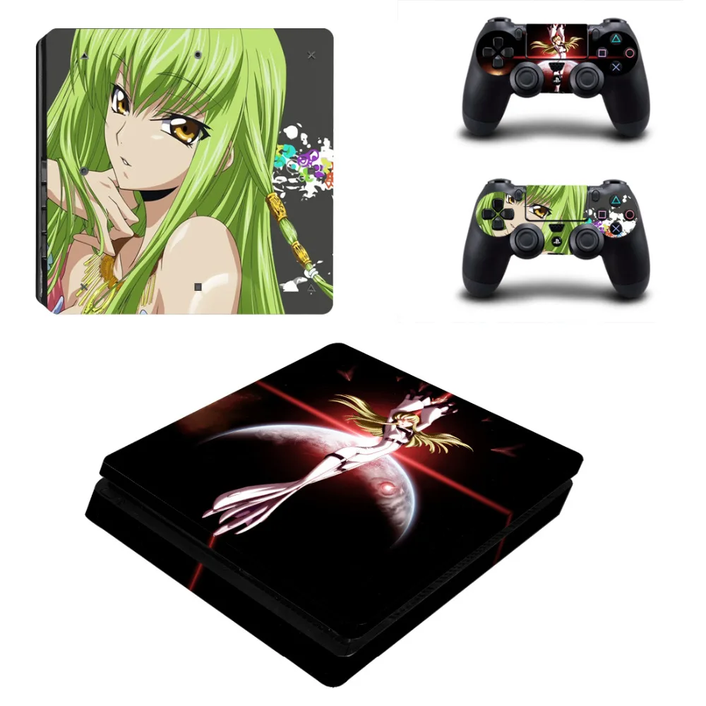 Стикеры в стиле аниме No Game Life PS4 Slim Skin наклейки для консоли PlayStation 4 и контроллера