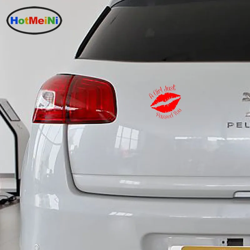 HotMeiNi Car Styling Decal Sticker Lady's Girl Women Mouths Funny Stickers Accessories 10.9CM*11.4CM | Автомобили и мотоциклы