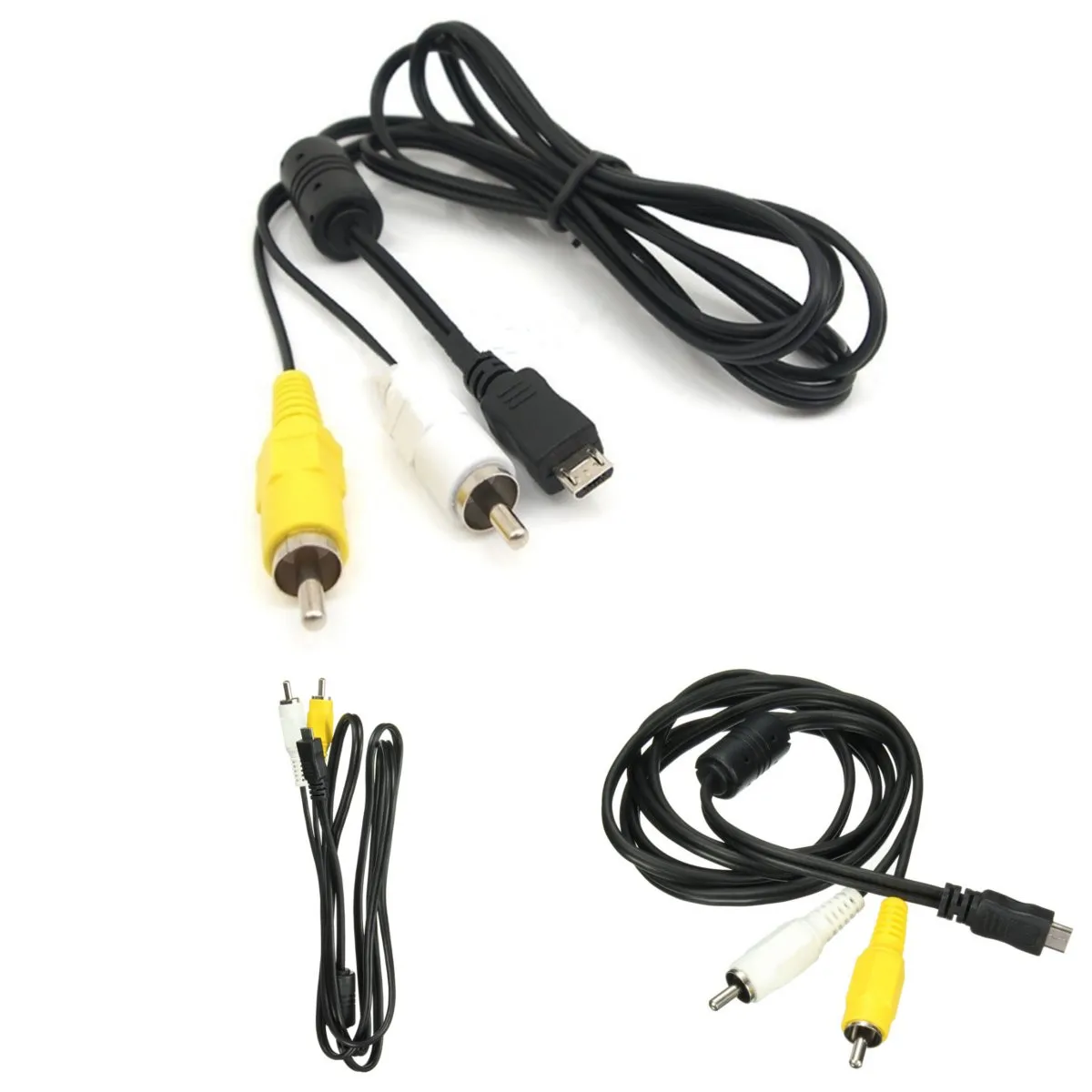 Micro USB штекер 2 RCA штекер AV адаптер Аудио Видео кабель Шнур 140 см для samsung Android мобильного телефона