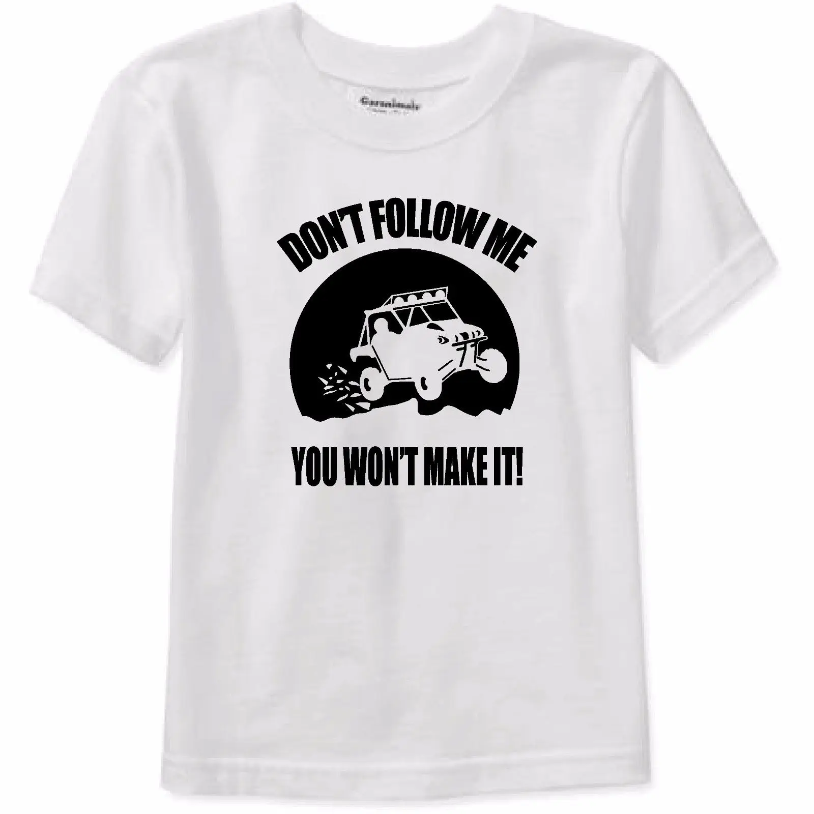Футболка мужская с коротким рукавом одежда надписью Don't Follow Me You Wont Make It SXS RZR Maverick