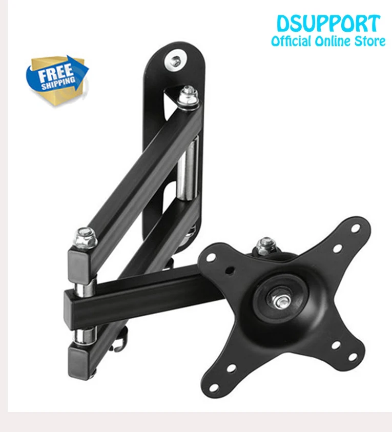 Шарнирный кронштейн для телевизора ЖК монитор настенное крепление поворот на