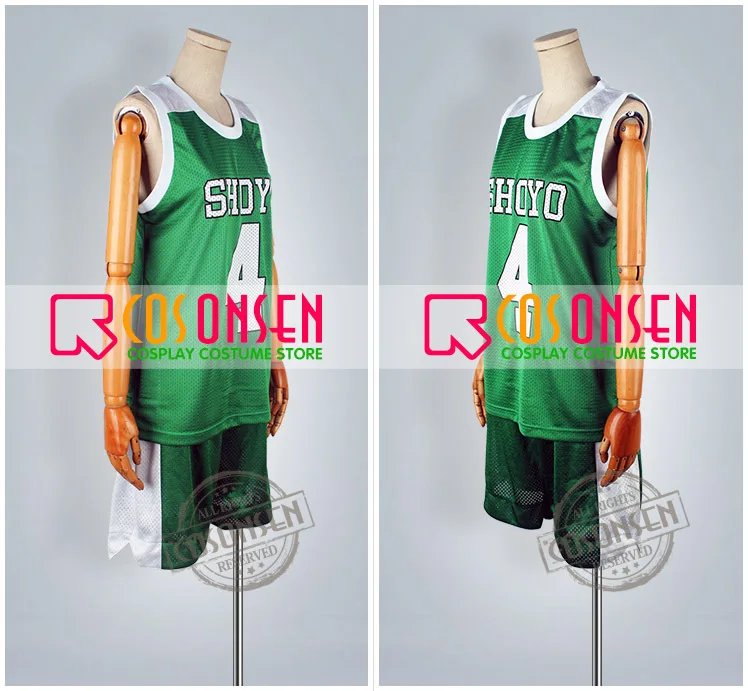 Костюм для косплея ONSEN Slam Dunk Shoyo старшей школы Kenji Fujima No.4 спортивная форма косплей