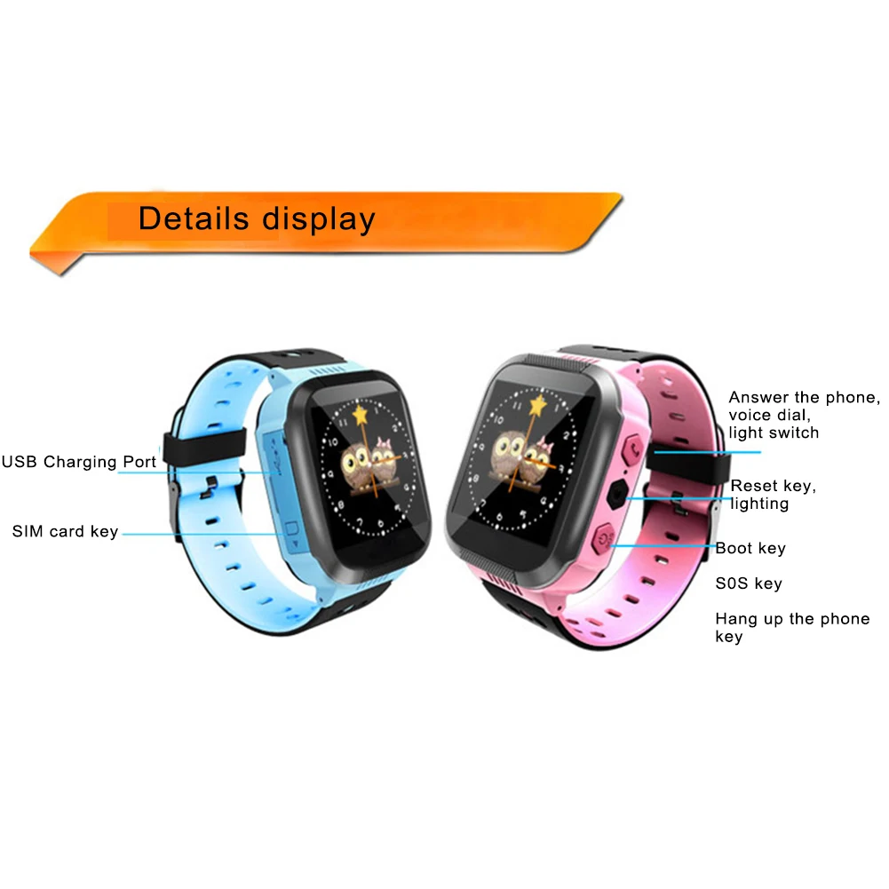 Смарт часы с сенсорным экраном 1 44 дюйма водонепроницаемые трекером| |