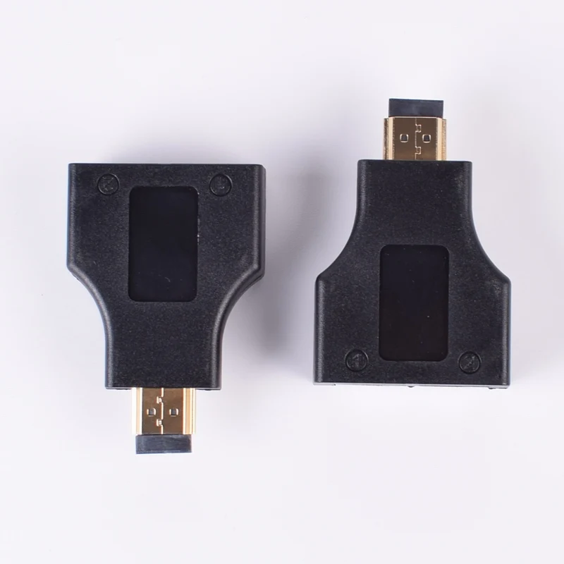 2 шт. HDMI удлинитель с 2 портами RJ45, расширение до 30 м по CAT 5e CAT6 UTP LAN Ethernet кабель для HDTV HDPC